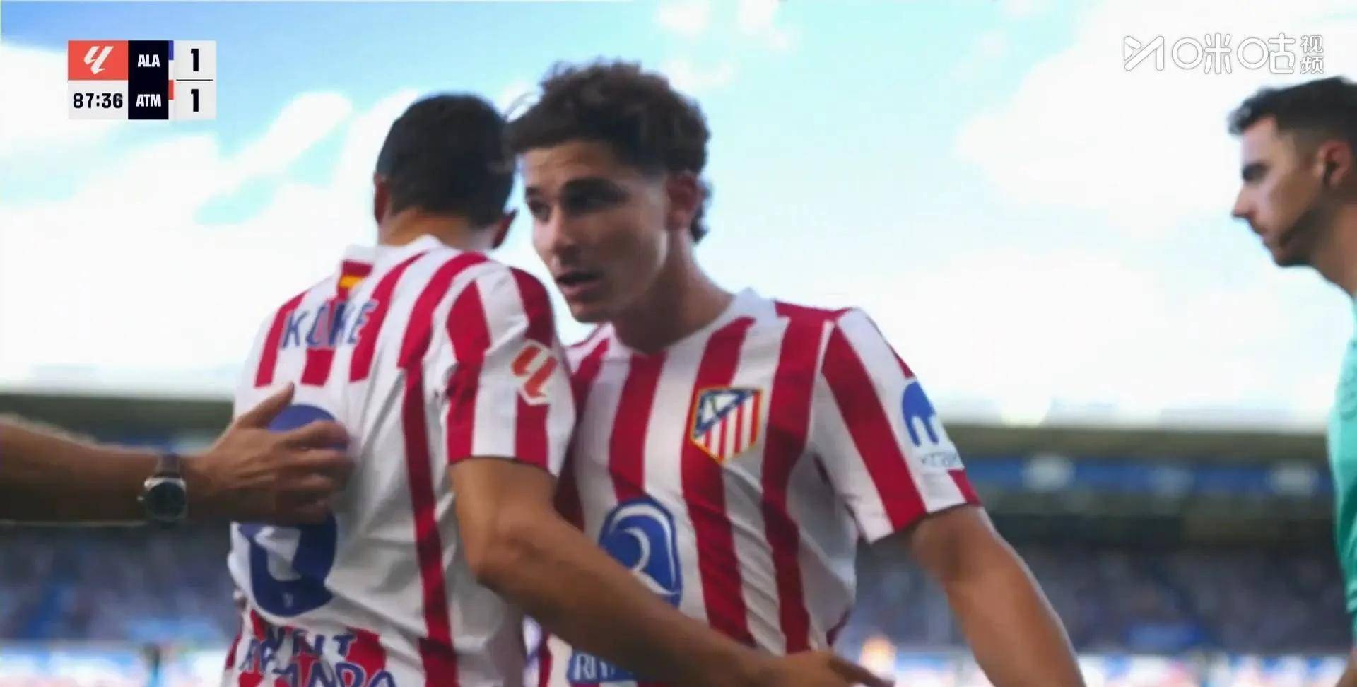 包含马德里竞技完胜罗马，阿尔瓦雷斯带队取胜的词条